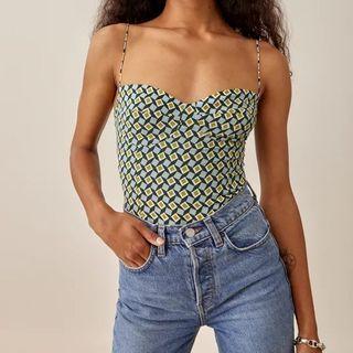 Checkered Camisole Top