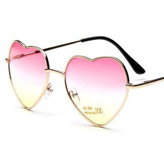 Heart Shaped Gradient Sunglasses
