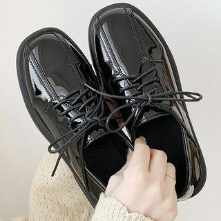 Patent Lace Up Shoes