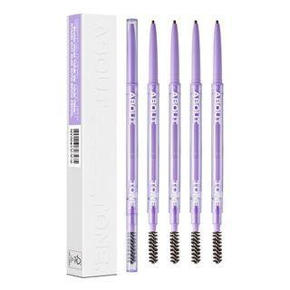 About_tone - Stand Out Slim Auto Brow Pencil - 4 Colors #03 Dark