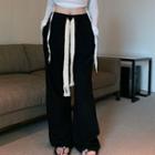 Long-sleeve T-shirt / Wide-leg Sweatpants