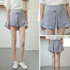 Striped A-line Skort