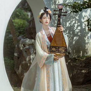Hanfu Long-sleeve Top / Maxi Dress