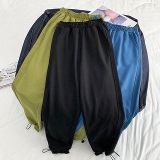 Drawcord-cuff Sweatpants