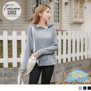 Side-zip Sport Hoodie