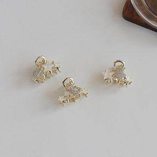 Star / Planet / Moon Rhinestone Acrylic Hair Clamp