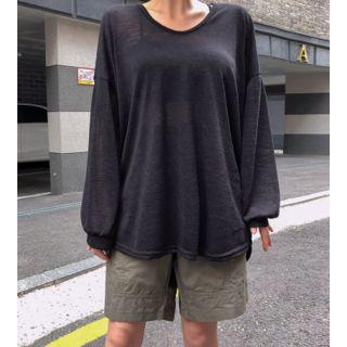 See-through Oversized T-shirt