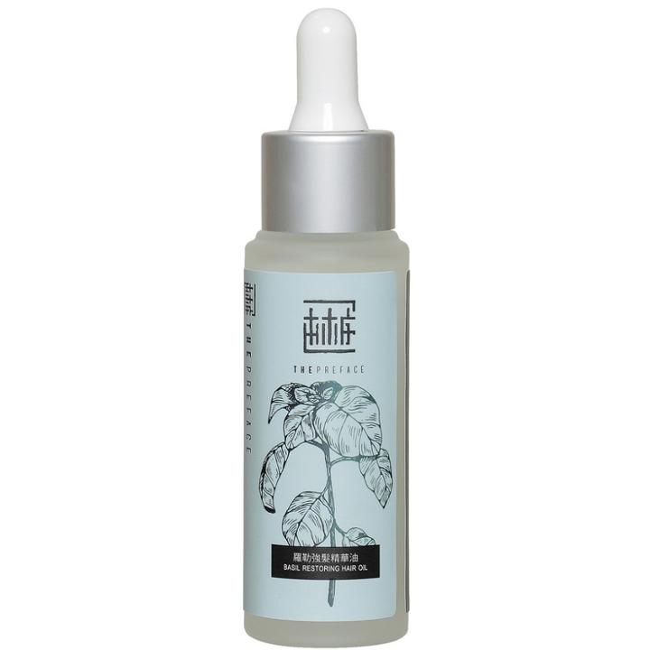 The Preface - Basil Restoring Hair Oil 30ml