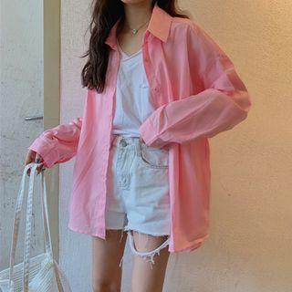 Plain Long Sleeve Blouse / Short Sleeve T-shirt