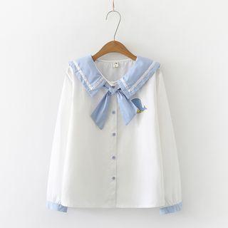 Dolphin Print Blouse