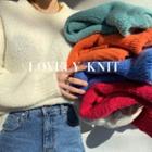 Vivid Round-neck Oversized Sweater