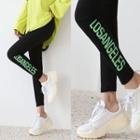 Neon-lettered Leggings
