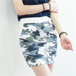 Camouflage Mini Skirt