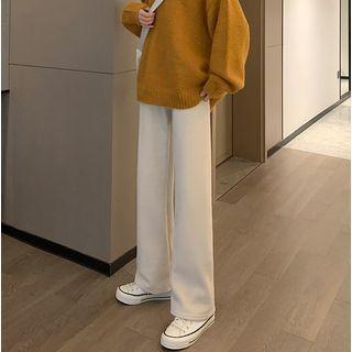 Fleece-lined Loose Fit Pants (various Designs)