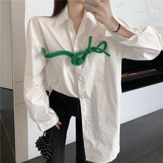 Plain Knot Accent Shirt