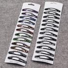 Set Of 12: Metal Hair Clip