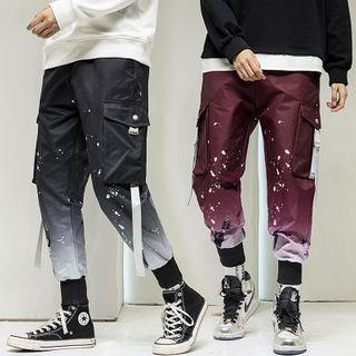 Ombre Cargo Harem Pants