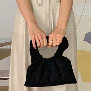 Shirred Handle Cotton Tote