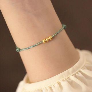 Sterling Silver Bead String Bracelet