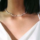 Faux Pearl Choker 2511 - Gold - One Size