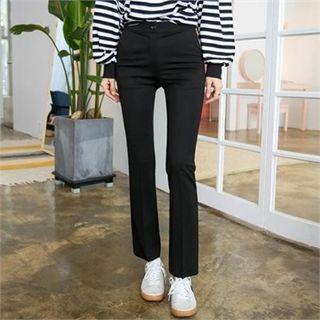 High-rise Stretchy Boot-cut Pants