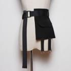 Grosgrain Peplum Belt Black - One Size