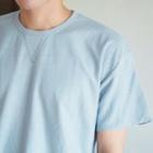 Short-sleeve Panel-hem T-shirt