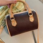 Panel Color Block Handbag Almond - One Size