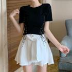 Short-sleeve T-shirt / Mini Skort