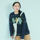 Printed Loose-fit Sweater