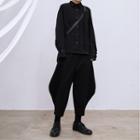 Dip-back Shirt Black - One Size