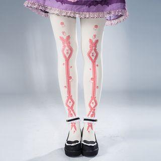 Strawberry Print Tights