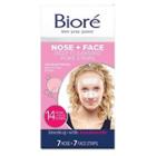 Kao - Biore Deep Cleansing Pore Strips For Nose & Face 7ct For Nose, 7ct For Face