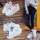 Letter Strap Sneakers