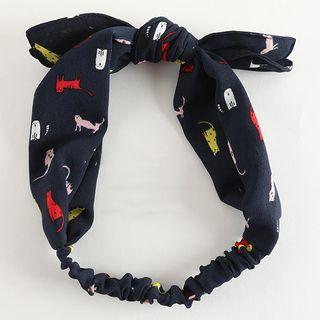 Animal Print Bow Headband