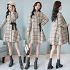 A-line Button Coat Dress