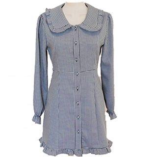 Peter Pan Collar Mini Shirtdress