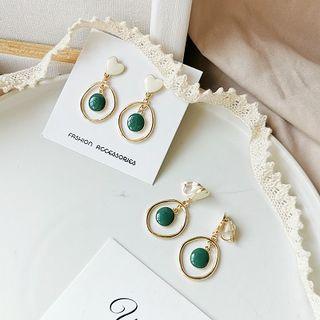 Heart & Hoop Earring / Clip-on Earring