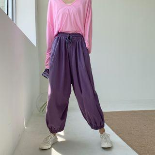 Long-sleeve T-shirt / Harem Sweatpants