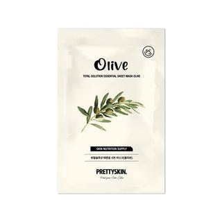 Pretty Skin - Total Solution Essential Sheet Mask - 17 Types Olive