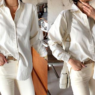 Plain Cotton Basic Shirt