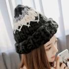 Chunky Knit Rolled Beanie