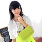 Quilted Small Cross Bag Green - One Size