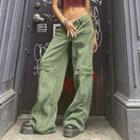 Low Waist Vintage Loose-fit Pants