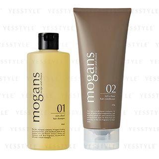 Mogans - Hair Care Set (rich And Floral): Shampoo 300ml + Conditioner 200g 2 Pcs