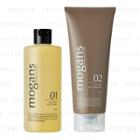 Mogans - Hair Care Set (rich And Floral): Shampoo 300ml + Conditioner 200g 2 Pcs