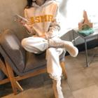 Set: Hooded Brushed Fleece Lined Sweatshirt + Sweat Pants