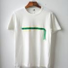 Short-sleeve Letter Velvet Strap T-shirt