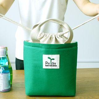 Canvas Drawstring Lunchbox Bag