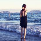 Lattice Strap Dress
